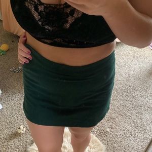 Green skort